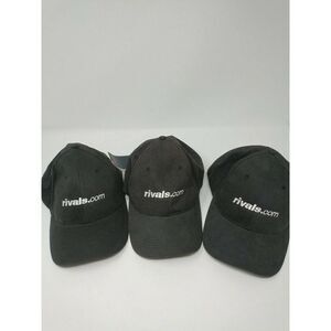 Rivals.Com Mens Baseball Cap, Hat, Black, Stretch